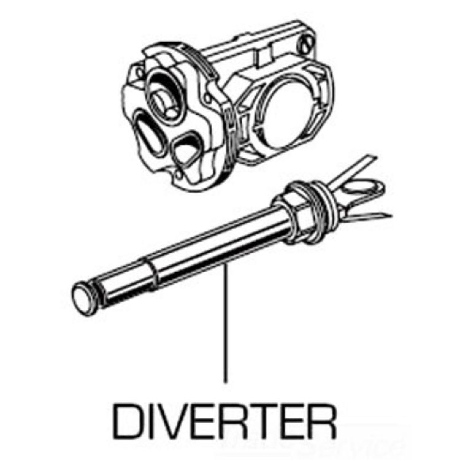 American Standard 051120-0020A American Standard 051120-0020A Built-In Pressure Balance Diverter, Chrome