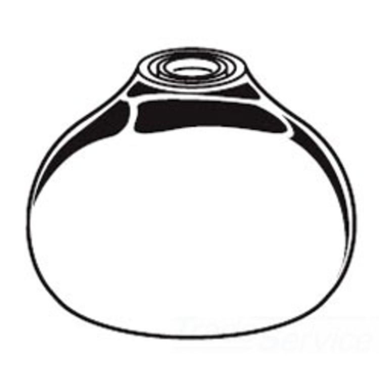 American Standard 066152-0020A American Standard 066152-0020A Chrome Escutcheon