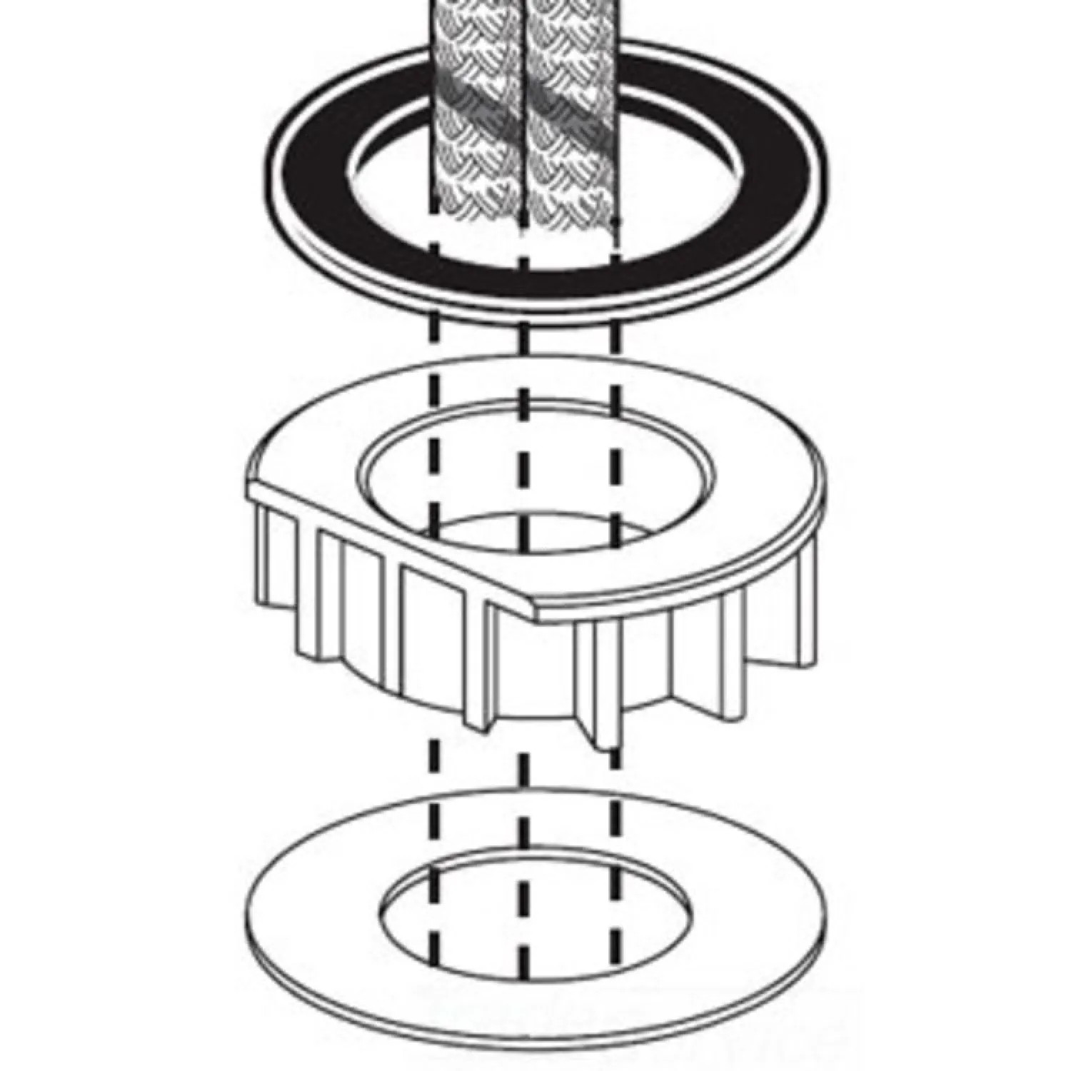 American Standard M962672-0070A American Standard M962672-0070A N/A Mounting Kit for Pekoe Extended Kitchen Faucets M962672-0070A