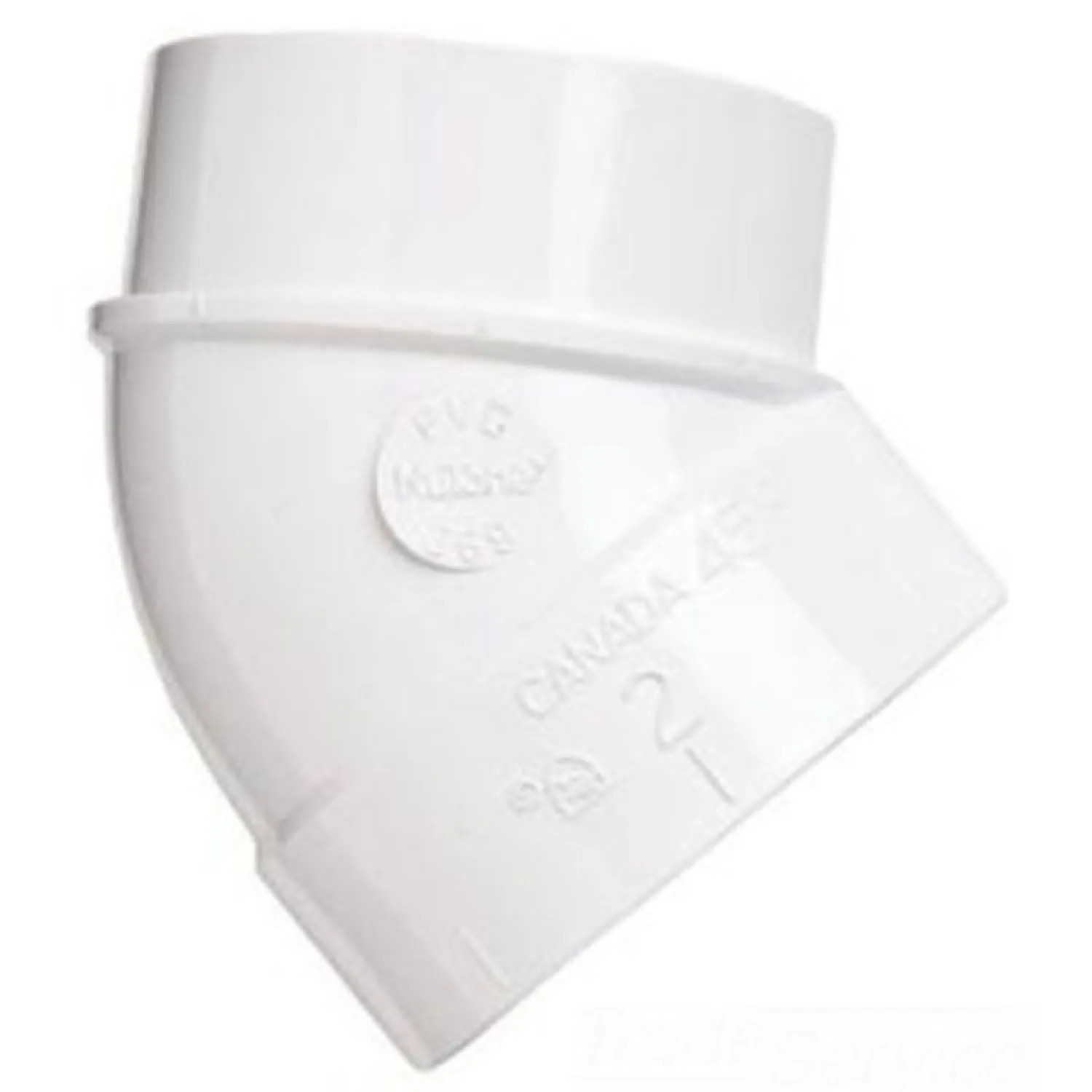Broan CF369 Broan-NuTone 45-degree Street Elbow, White - CF369