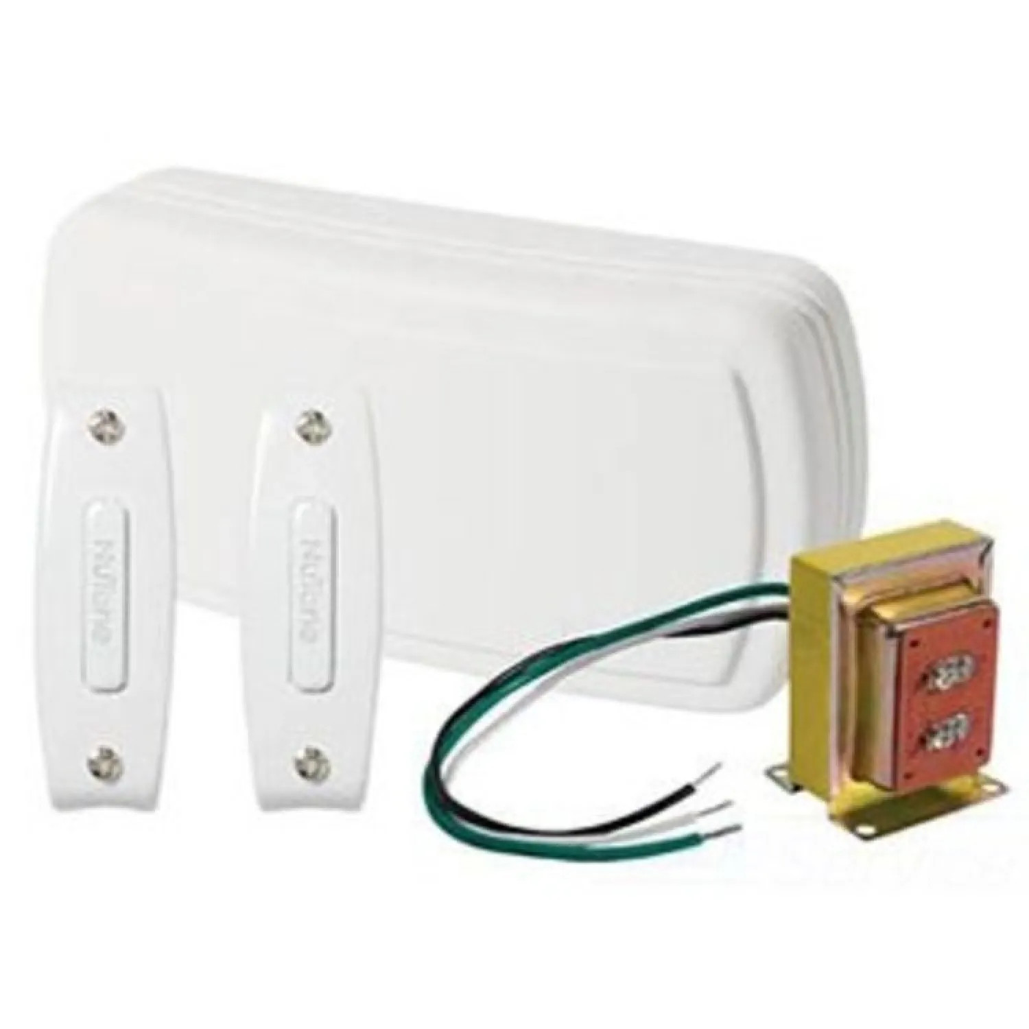 Broan BK120NBWH BROAN-NUTONE BK120NBWH CHIME 2 UNLIGHTED PUSHBUTTON 1 STD TRANSFORMER