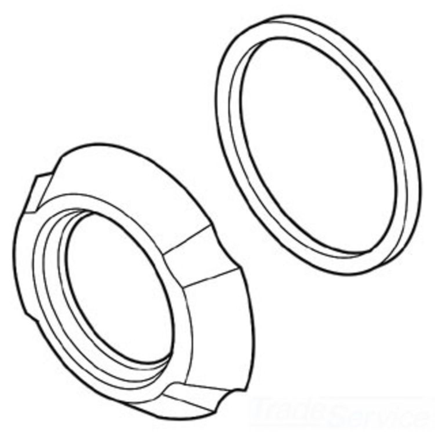 Delta RP61823RB Delta RP61823RB Delta Flange - Handle Flange and Gasket (Venetian Bronze)