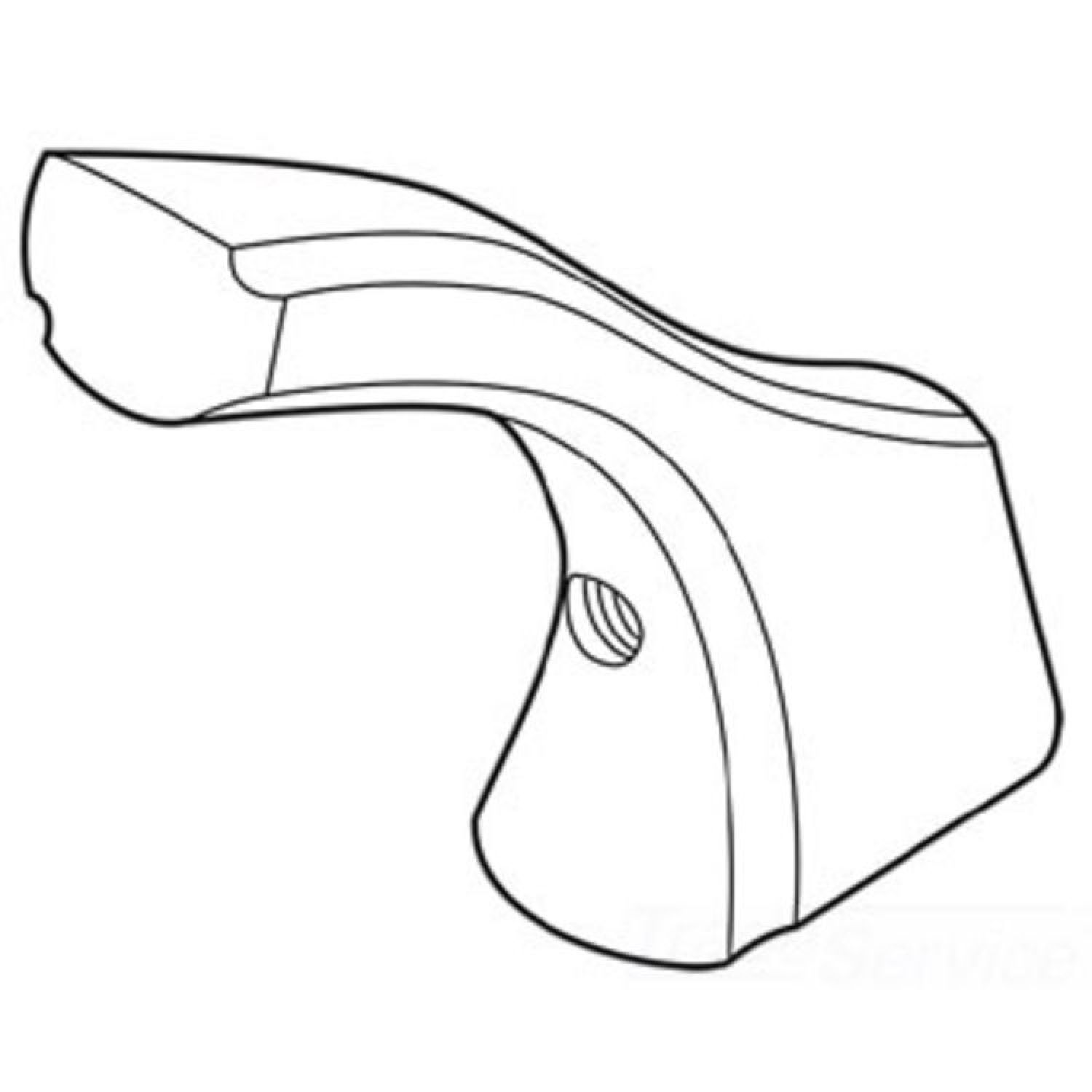Delta RP61042CZ DELTA RP61042CZ PART DELTA ADDISON: SINGLE BLADE HANDLE CHAMPAGNE BRONZE