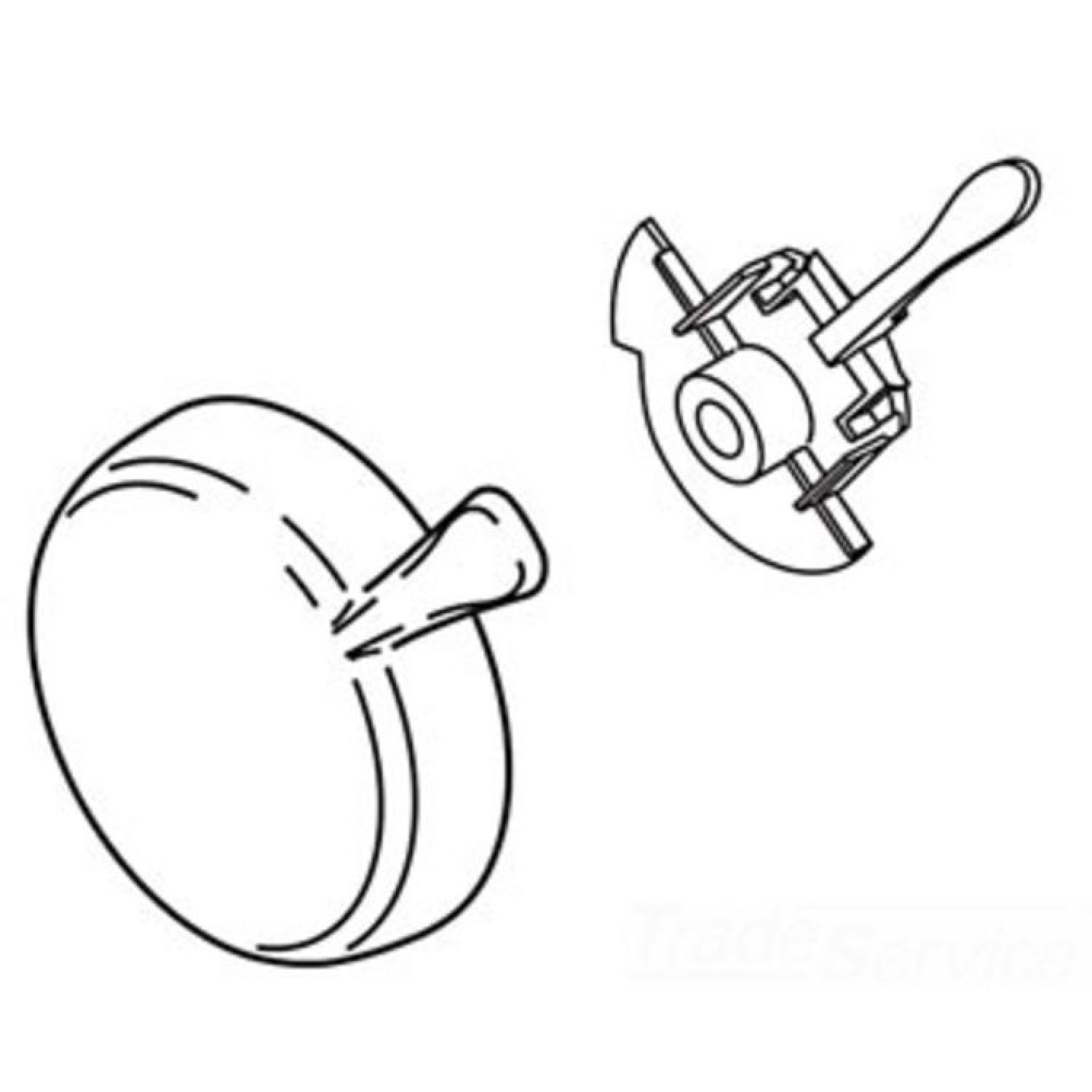 Delta RP51307 Delta RP51307 Delta Single Lever Handle Kit - 17 Series (Chrome)