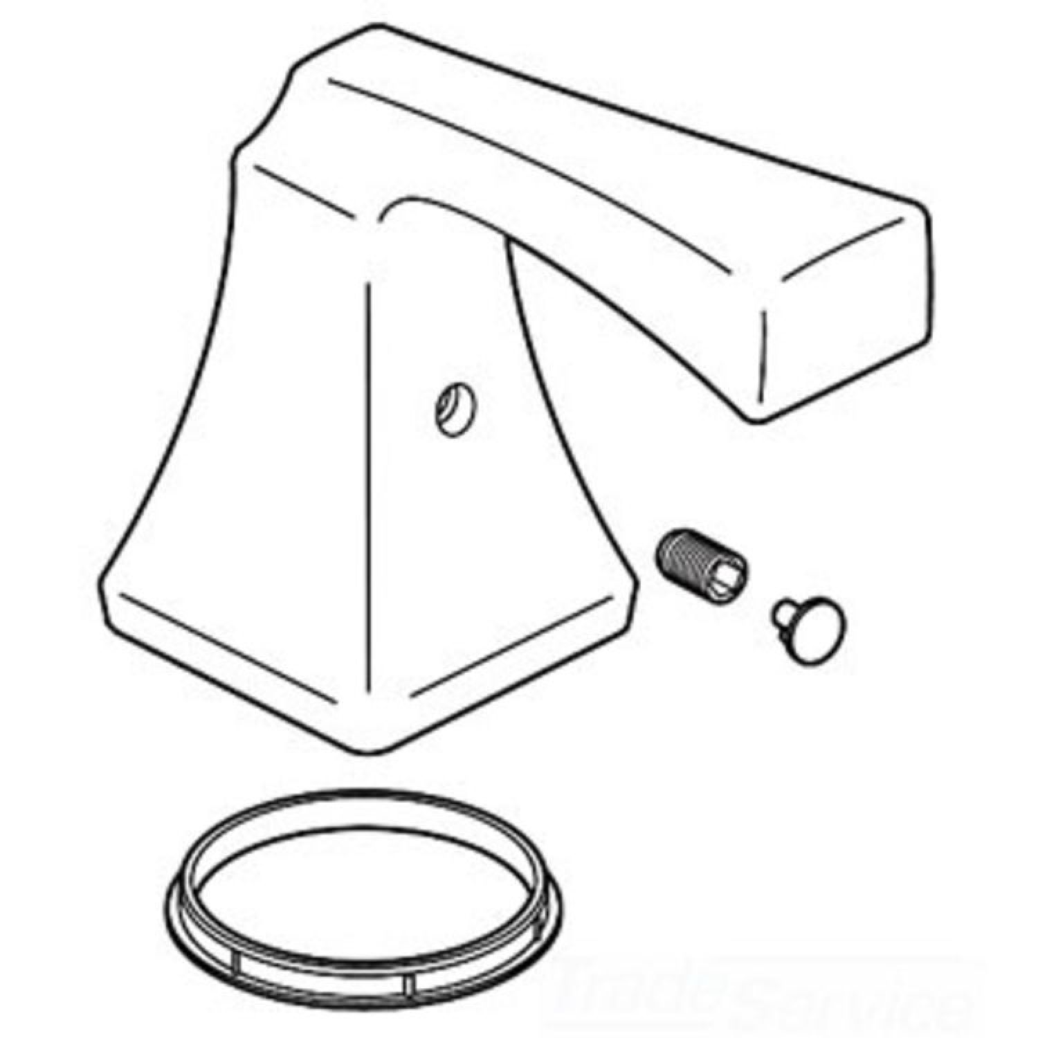 Delta RP53409 Delta RP53409 Delta Two Metal Lever Handle Kit (Chrome)