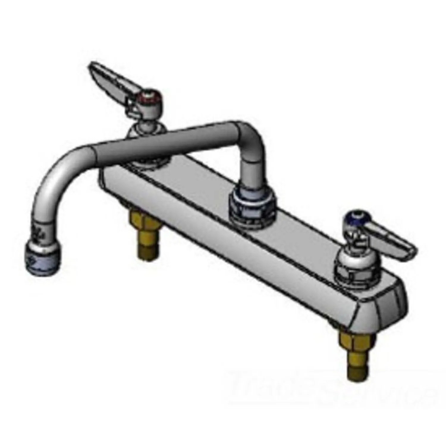 T&S Brass B-2481 T&S Brass B-2481 Workboard Mixing Faucet