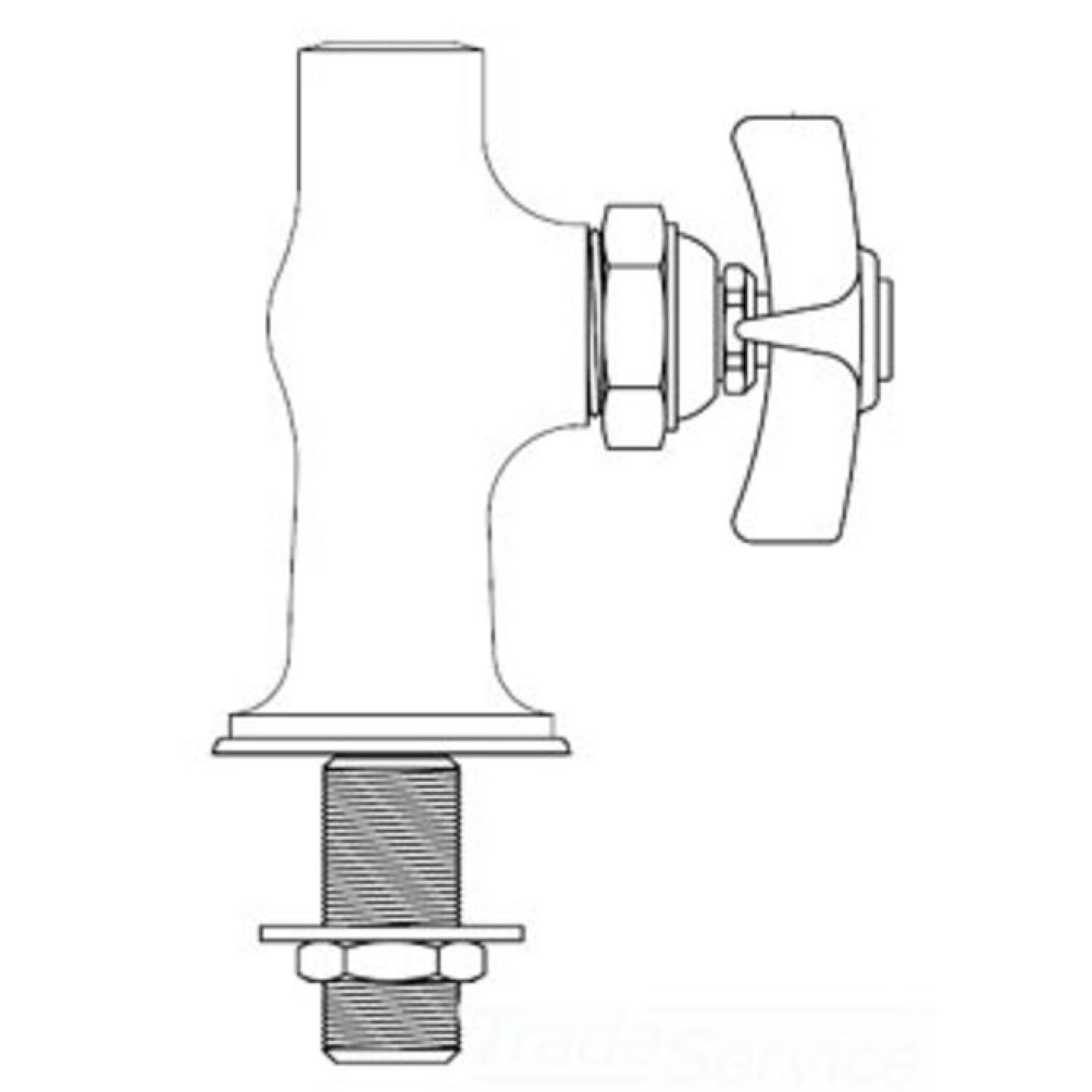 T&S Brass 007257-40 T&S Brass 007257-40 Base Faucet Assembly
