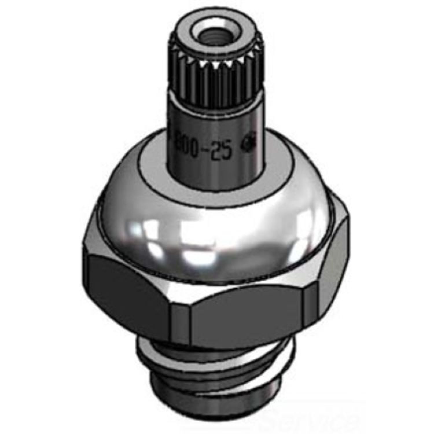 T&S Brass 009753-25QT T&S Brass 009753-25QT Hot (Right-to-Close) Quarter-Turn Spindle Assembly