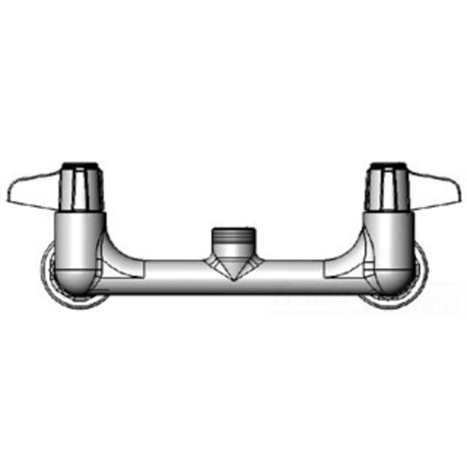 T&S Brass 5F-8WLX00 T&S Brass 5F-8WLX00 Equip Faucet, No Spout