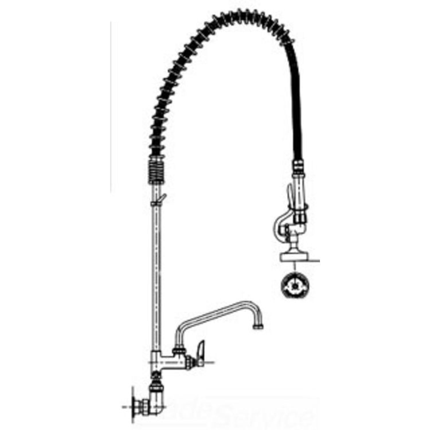 T&S Brass B-0133-ADF08 T&S Brass B-0133-ADF08 Pre-rinse Unit