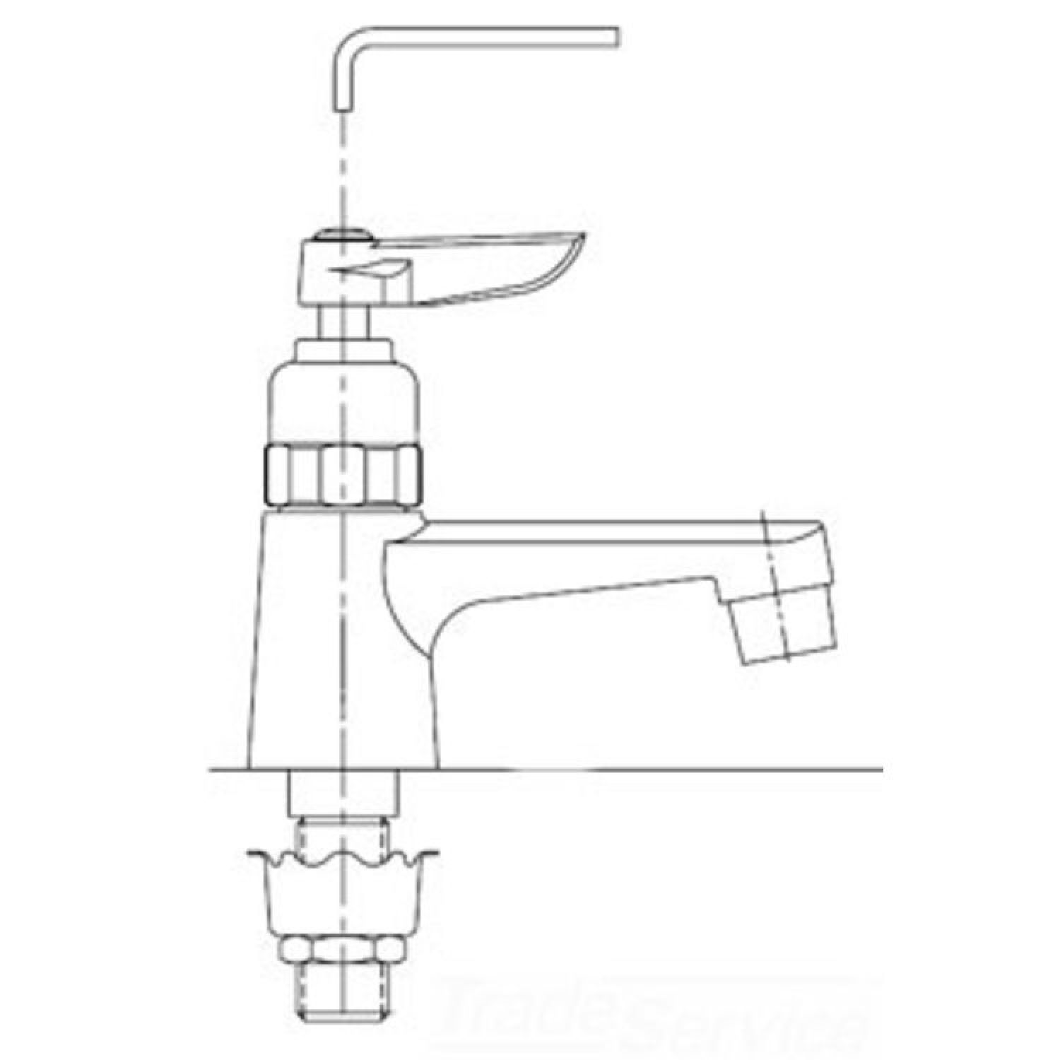 T&S Brass B-0712-01VRS T&S Brass B-0712-01VRS Basin Faucet