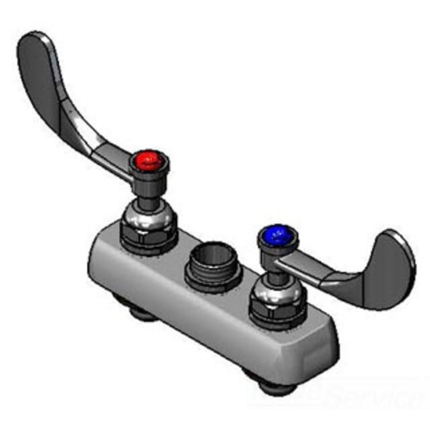 T&S Brass B-1110-LN-WH4 T&S Brass B-1110-LN-WH4 Workboard Faucet