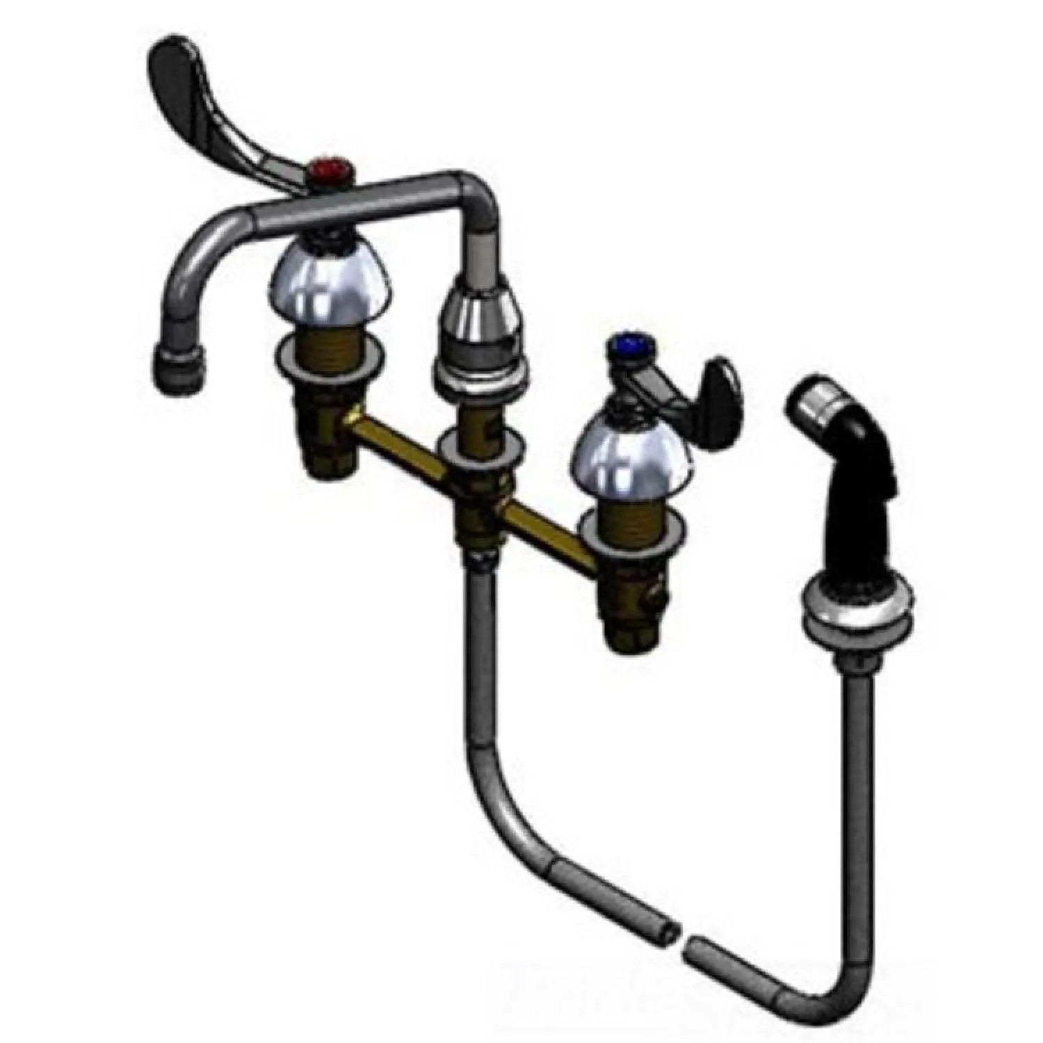 T&S Brass B-2347-02-WH4CR T&S Brass B-2347-02-WH4CR Medical and Lavatory Faucet