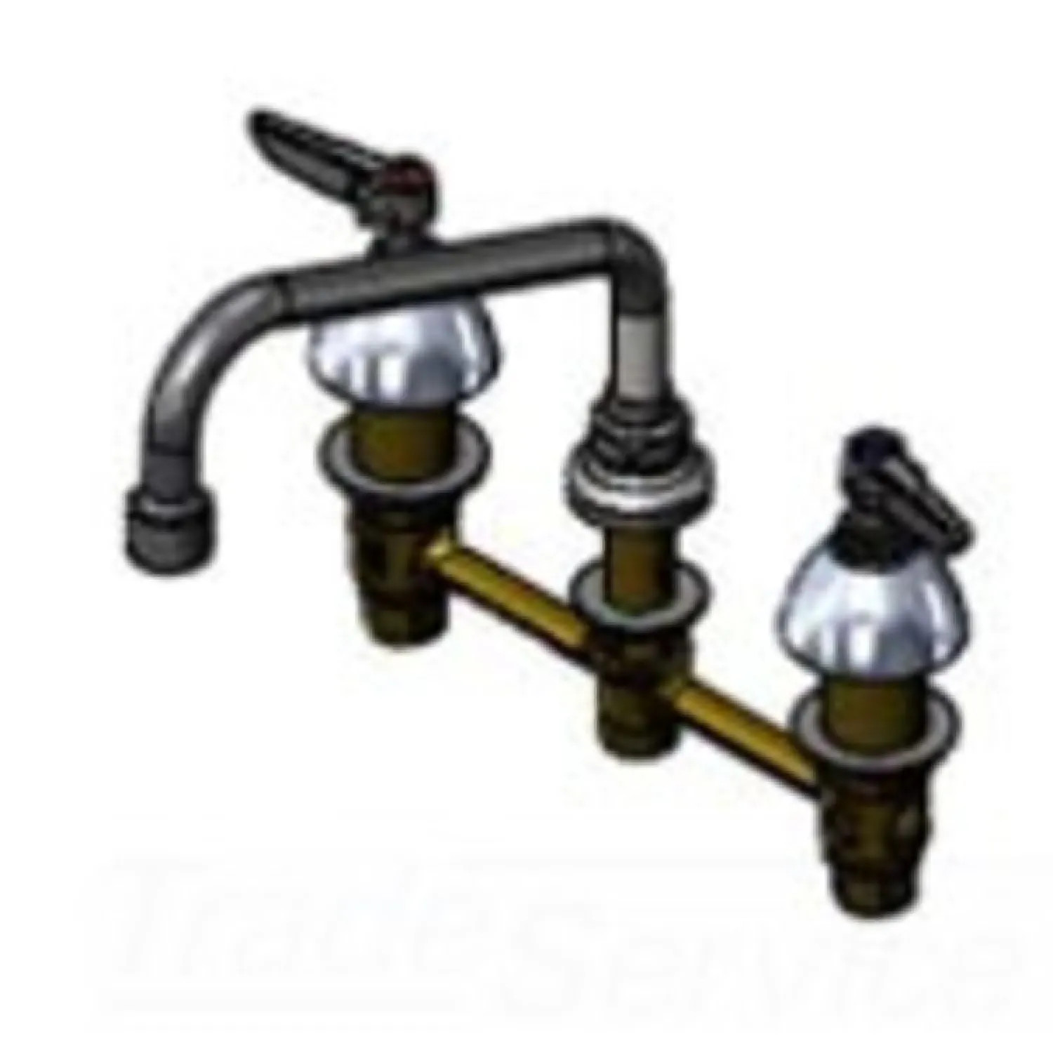 T&S Brass B-2855-060X-VR T&S Brass B-2855-060X-VR Concealed Widespread Lavatory Faucet
