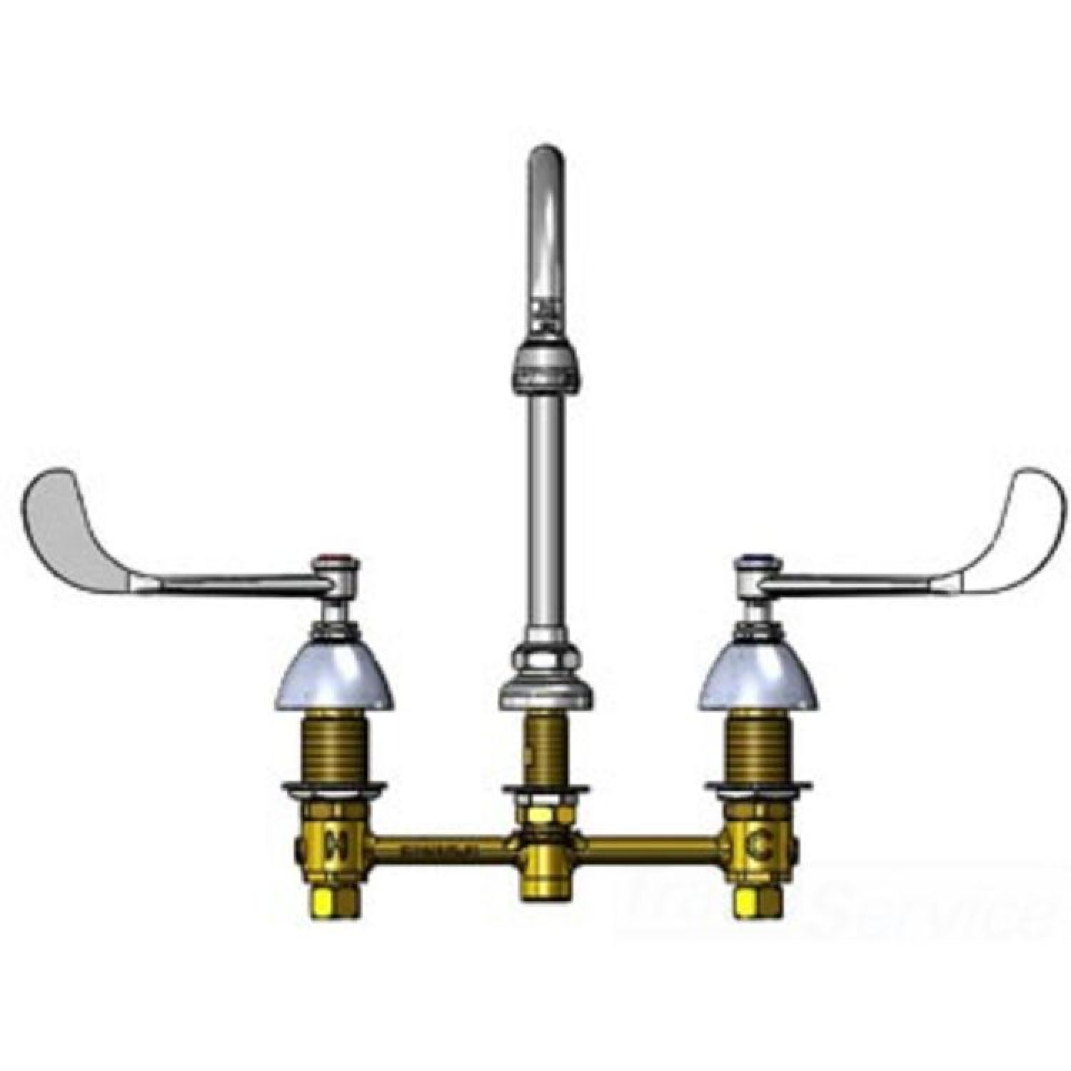 T&S Brass B-2866 T&S Brass B-2866 Concealed Widespread Lavatory Faucet