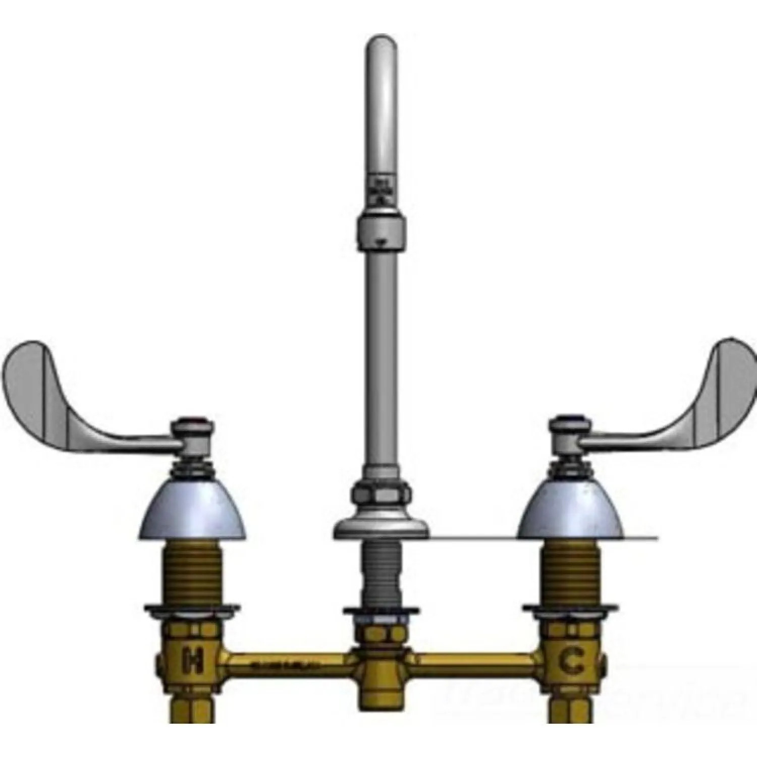 T&S Brass B-2866-05-VF22 T&S Brass B-2866-05-VF22 Concealed Widespread Lavatory Faucet