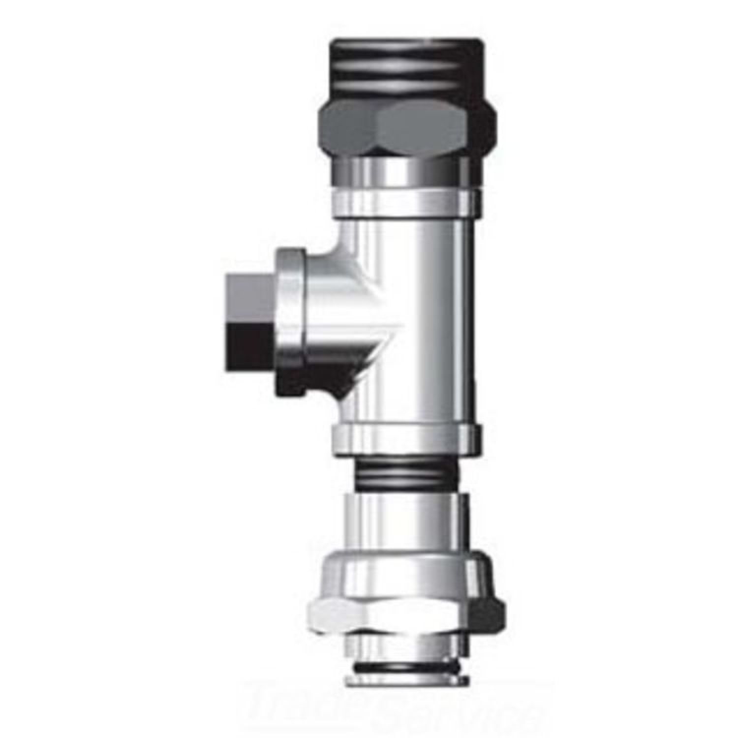 T&S Brass B-TEE-EZK T&S BRASS B-TEE-EZK EASYINSTALL TEE ASSEMBLY, CHROME PLATED