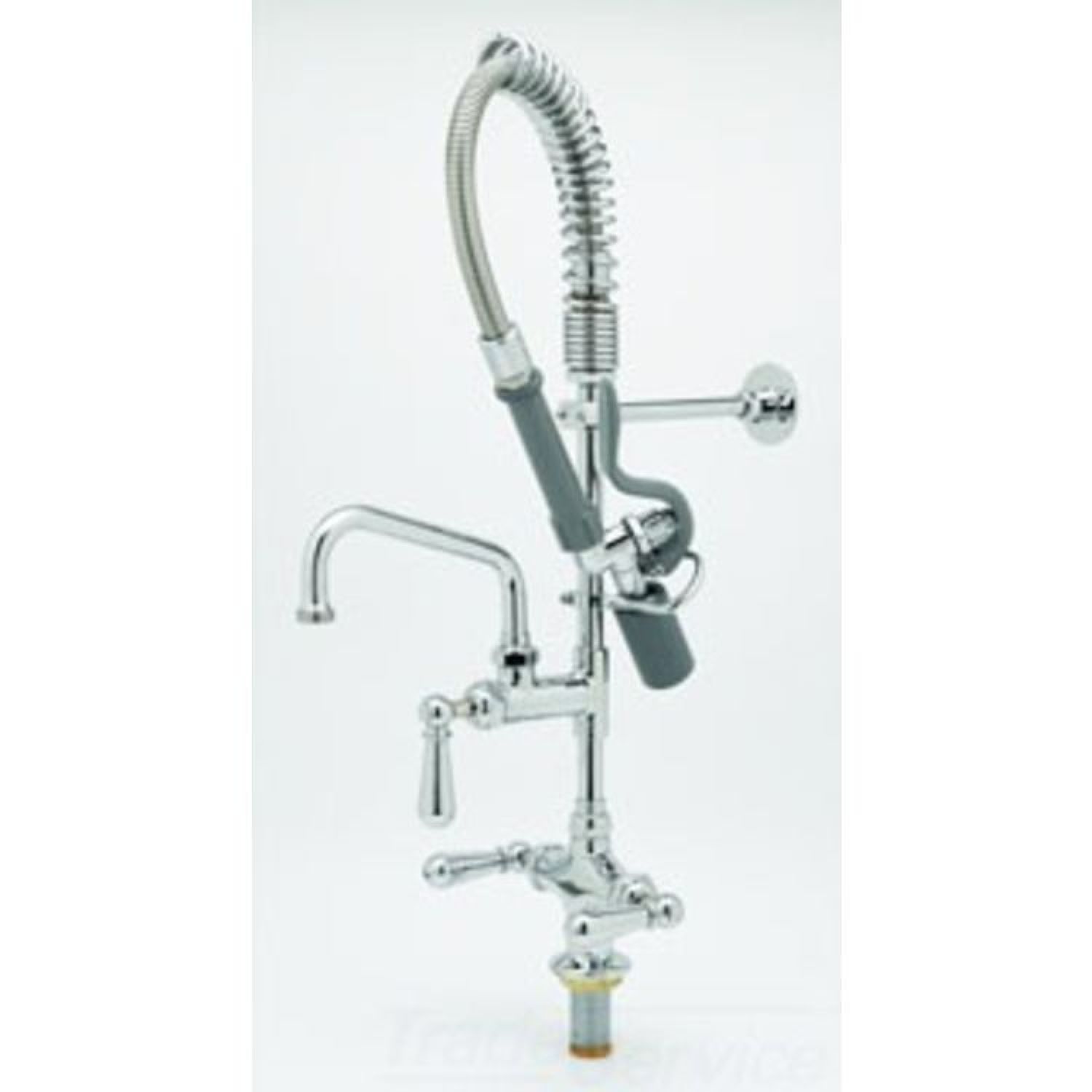 T&S Brass MPY-2DCV-08 T&S BRASS MPY-2DCV-08 MPRU: SINGLE HOLE BASE FCT, ETERNA CARTRIDGES, B-0107-C, CLUB HANDLES,