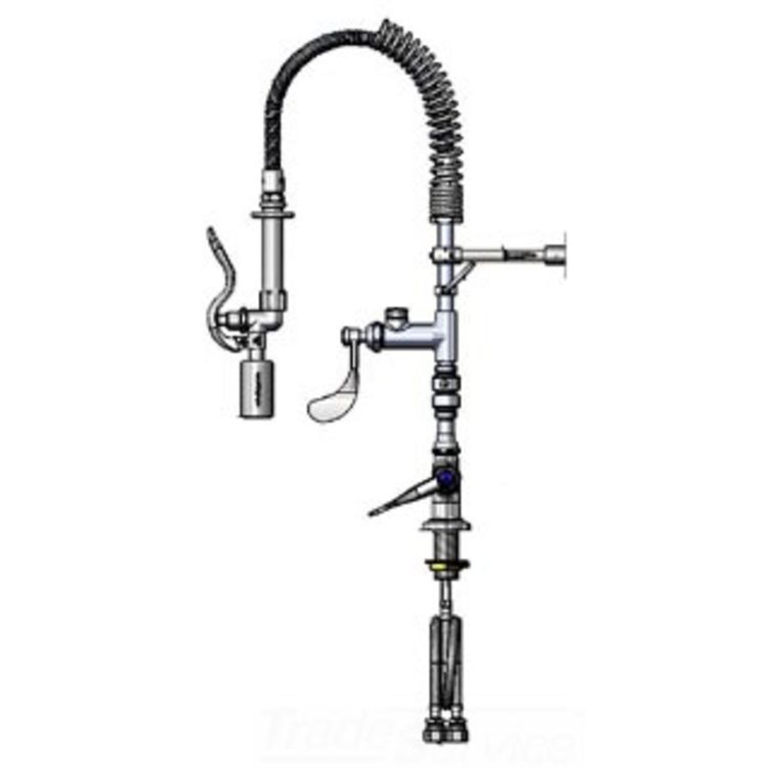 T&S Brass MPY-2DWV-08-CR T&S BRASS MPY-2DWV-08-CR MINI-PRU: DUAL PANTRY W/ B-0107-C, 8