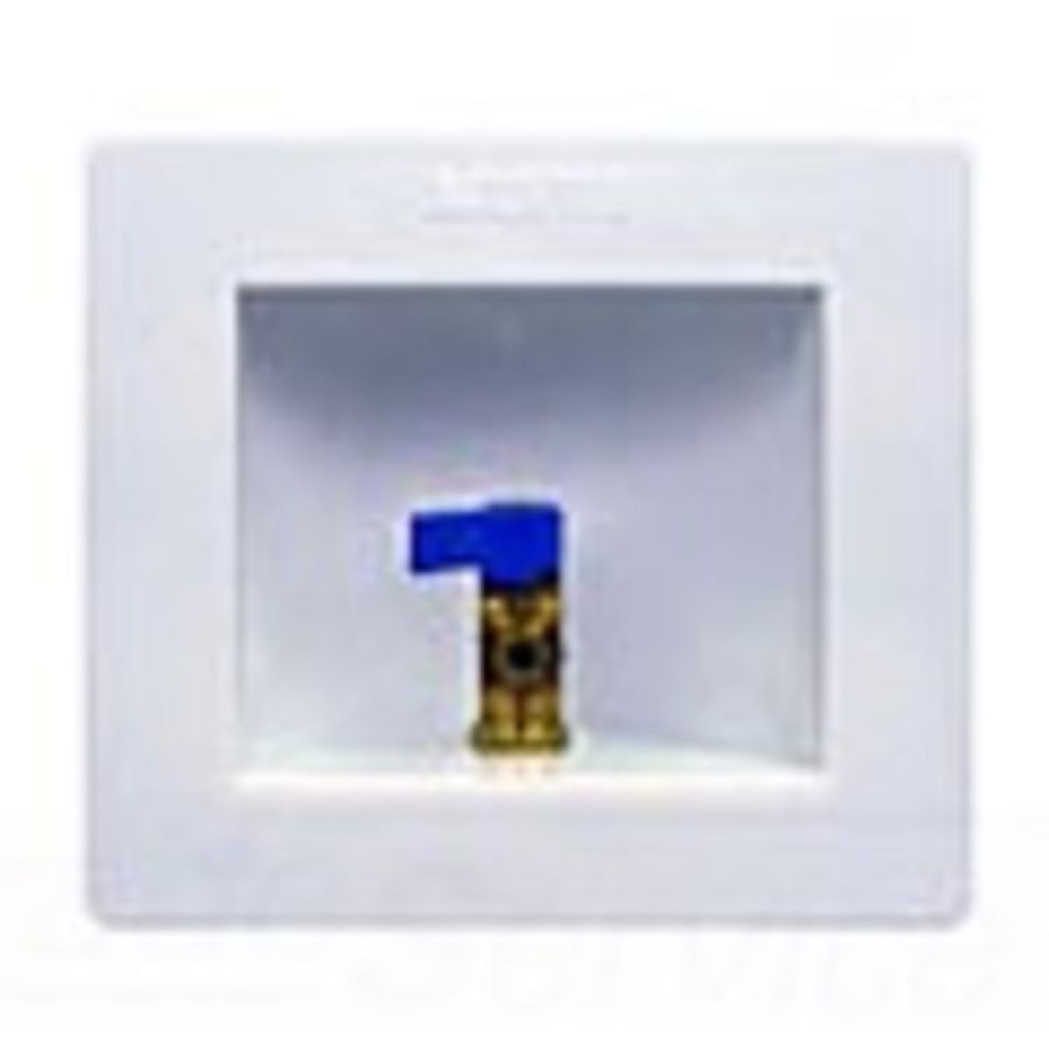   IPS 82090 White Ice Maker Outlet Box QT 1/2