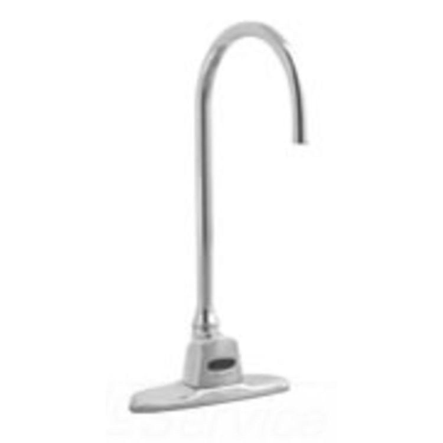 Delta 1500T3378TR Delta 1500T3378TR TECK Electronic Deckmount Faucet Trim Only, Hardwire, R5 Gooseneck, Laminar 1.5 gpm