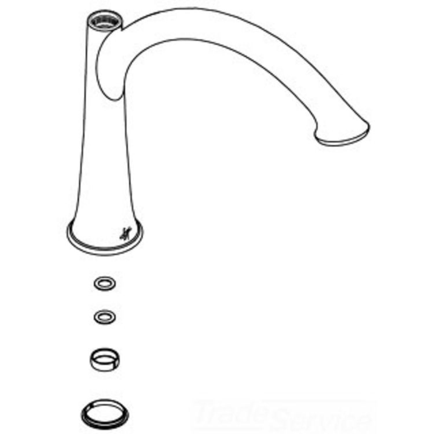 Moen 129832SL Moen 129832SL Spout Kit, Stainless