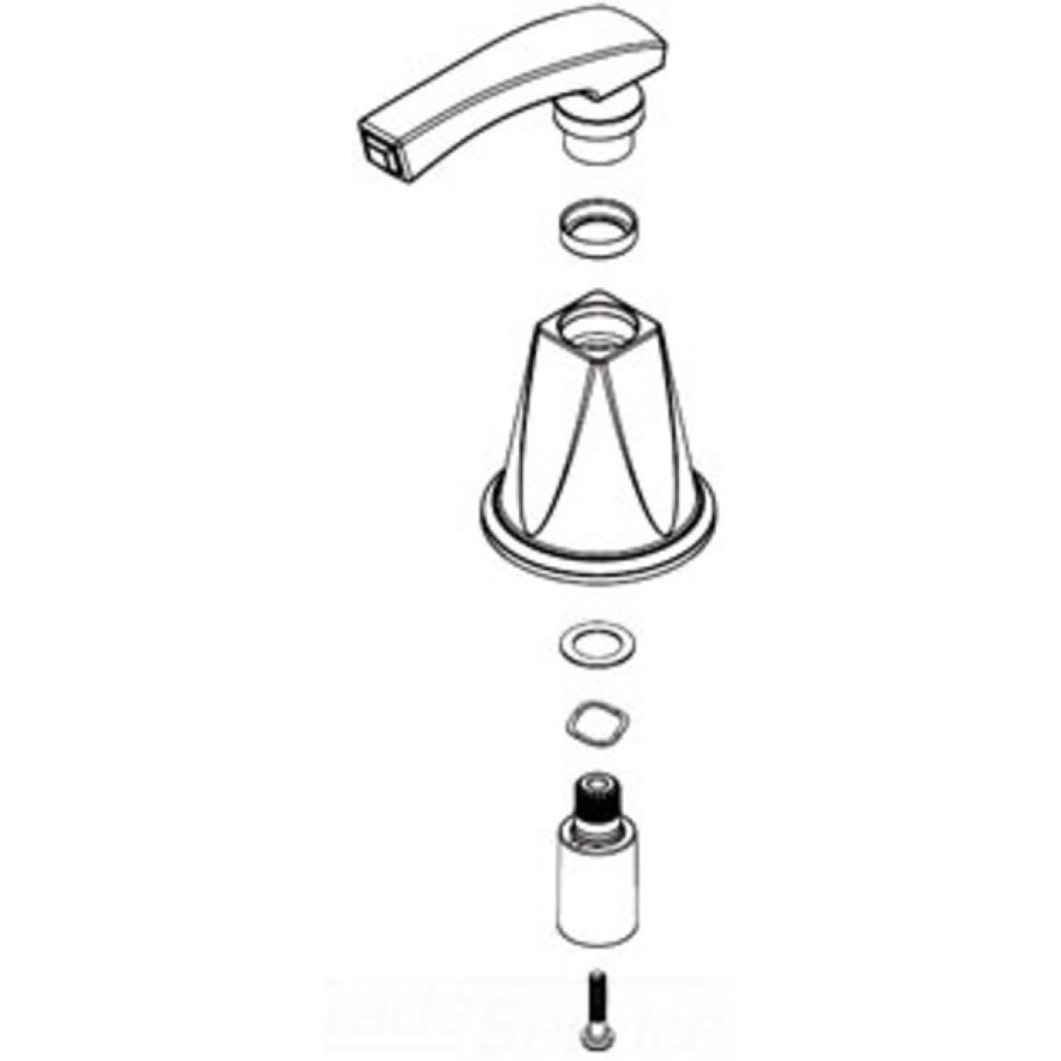Moen 134402BN Moen 134402BN Part Handle Kit Brushed Nickel Divine