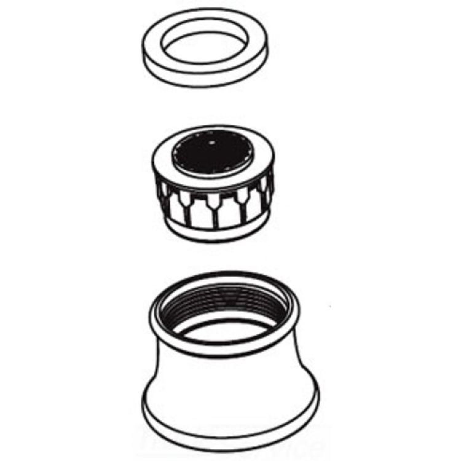 Moen 101964BN Moen Female Thread Aerator, 2.2 GPM - Brushed Nickel (101964BN)