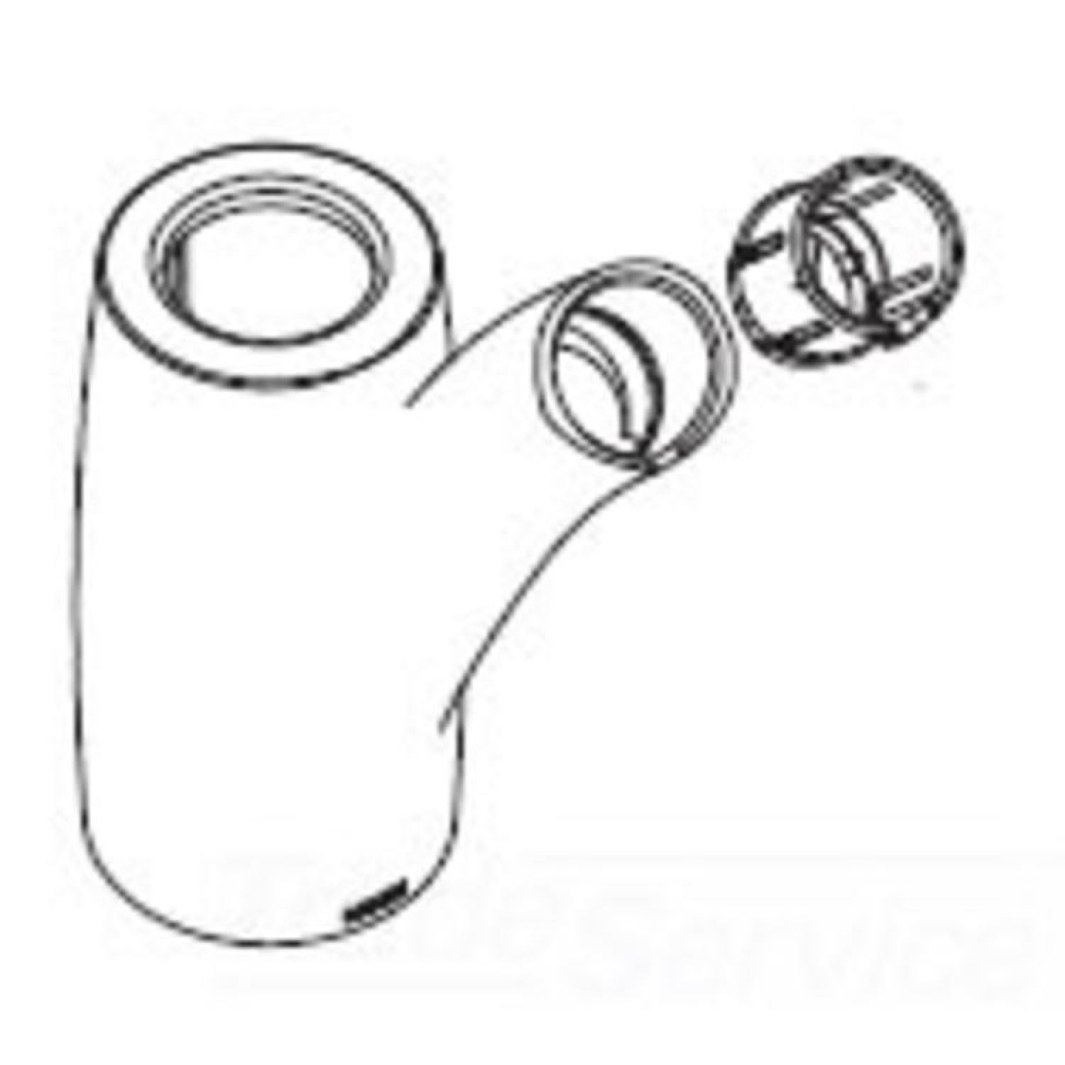 Moen 146215W Moen 146215W Receptor Kit, Glacier