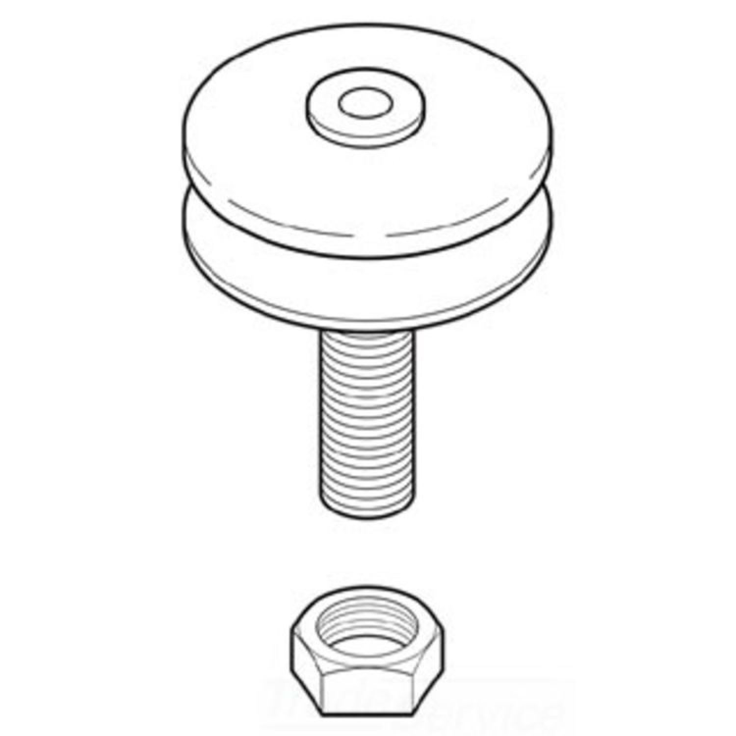 Delta RP24BN Delta RP24BN Rod Guide Assembly for Bidet - Brushed Nickel