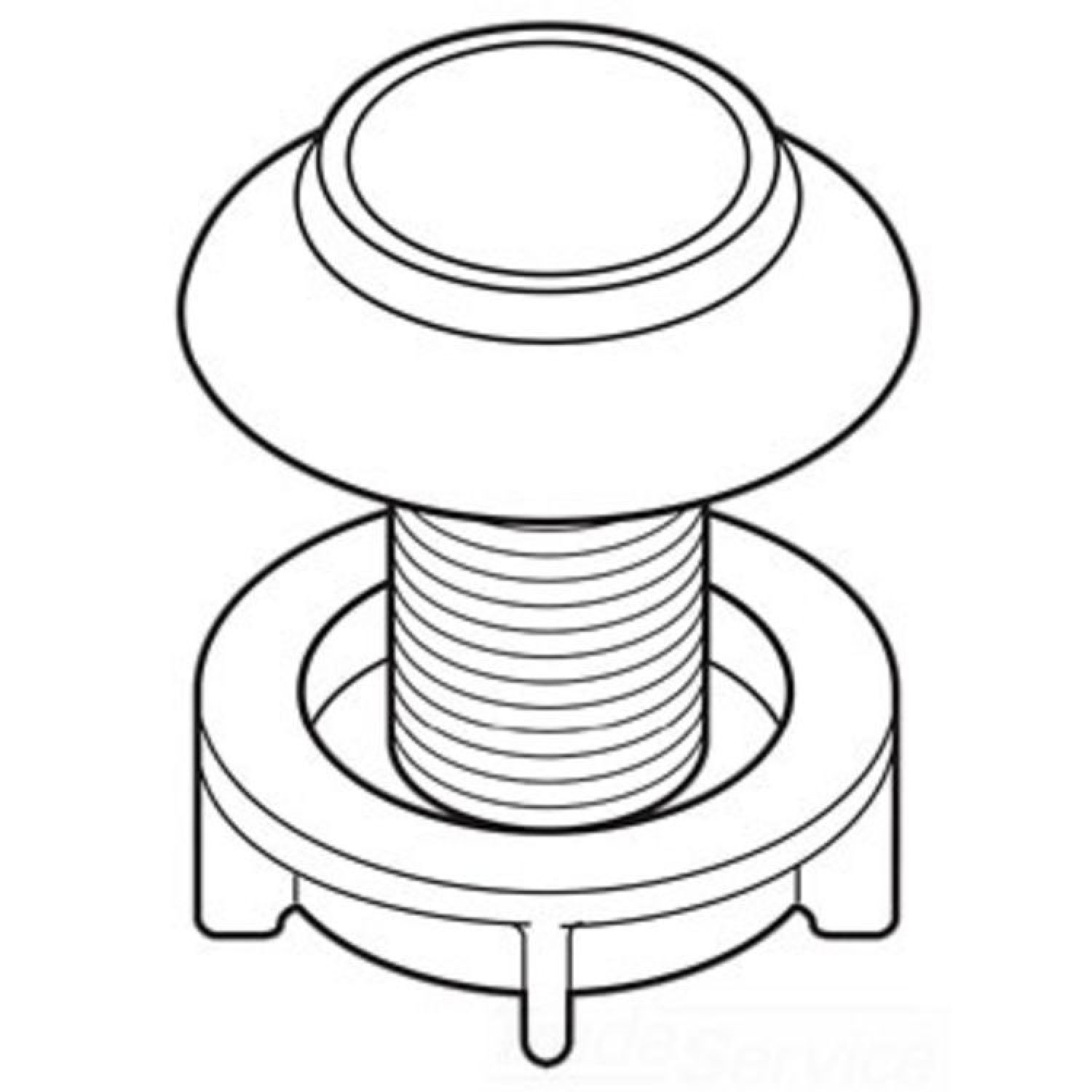 Delta RP6015BS Delta RP6015BS Delta Spray Support Assembly (Biscuit)