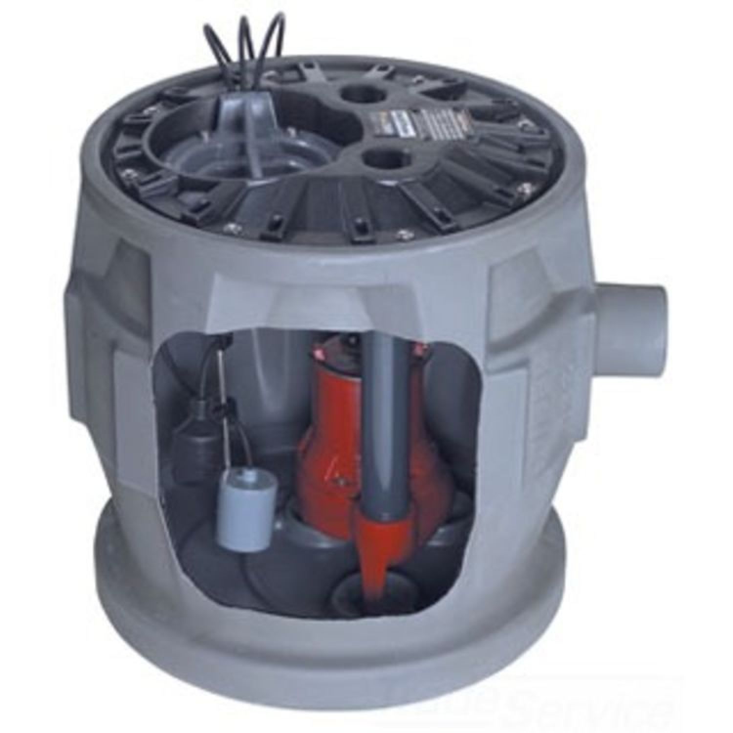 Liberty P383LE71 Liberty Pre-Assembled 3/4HP Simplex Sewage System, 115 Volts, 1-Phase, 12 Full Load Amps, 10' Cord Length, 3