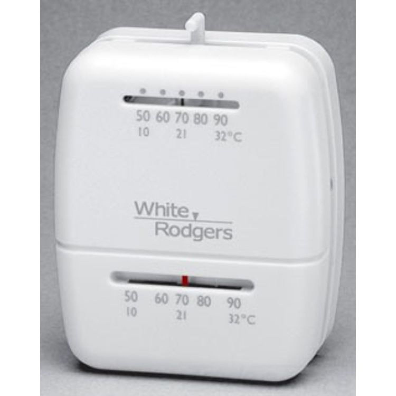 White-Rodgers 1C20-101 White-Rodgers Single Stage Heat Only Thermostat, Snap-Action, Mechanical, Vertical, White - 1C20-101