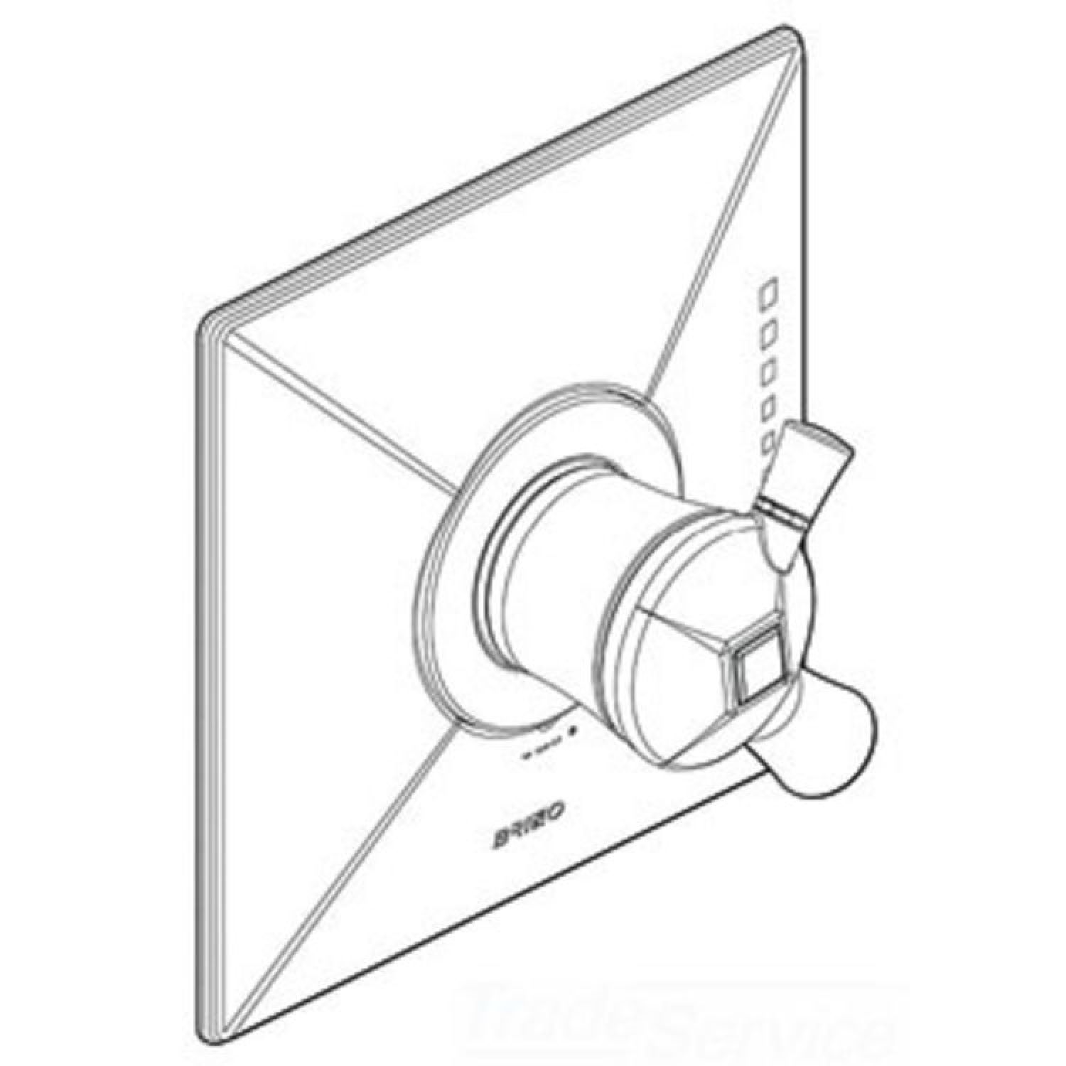 Brizo RP54314PC Brizo RP54314PC Polished Chrome 1900 Conversion Trim Kit