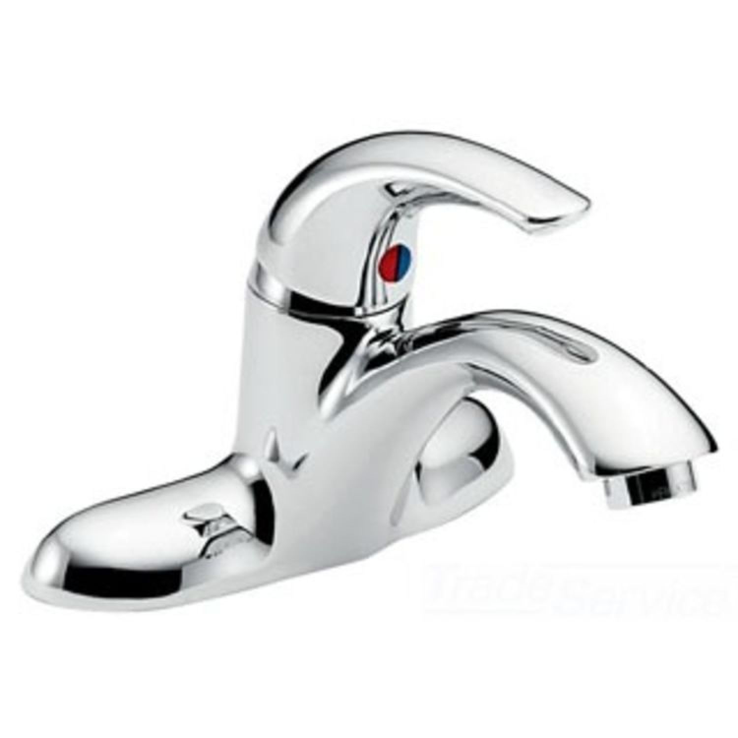 Delta 22C051 Delta 22C051 Tech Single Control Cast Centerset Lavatory Faucet, No Pop-Up, Vandal-Resistant Spray Outlet, Chrome