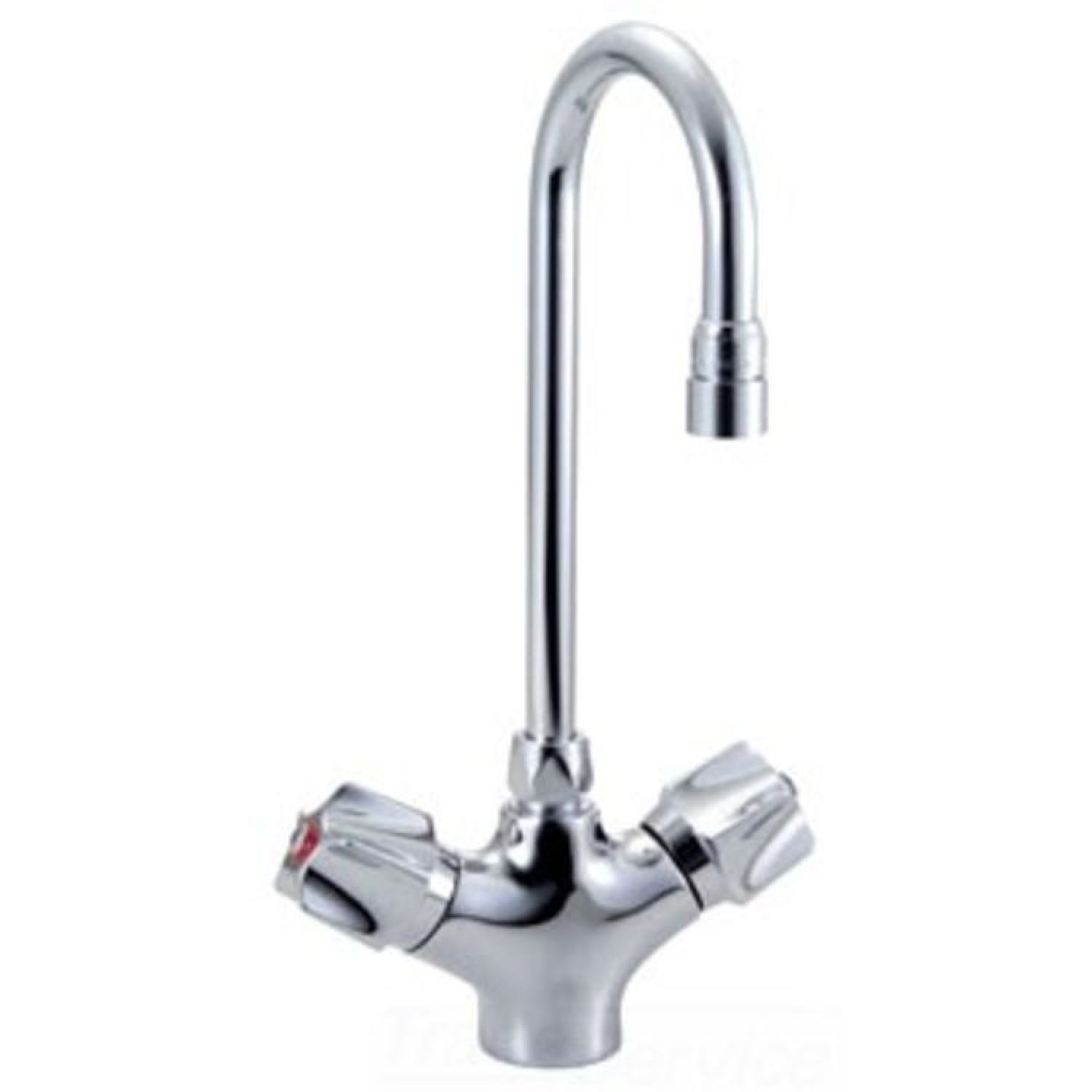 Delta 25C3831 Delta 25C3831 CER-TECK Single Shank Mixing Lavatory Faucet w/ 4.5