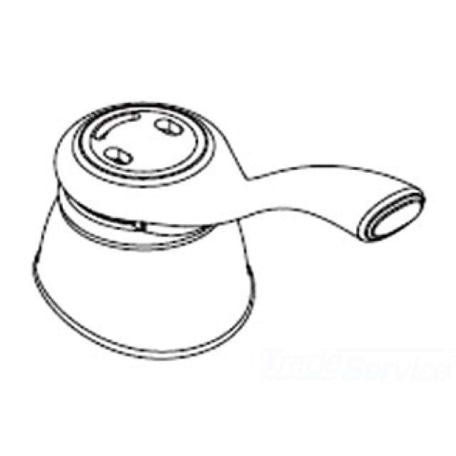 Moen 146191 MOEN 146191 PART HANDLE KIT CHR CHROME
