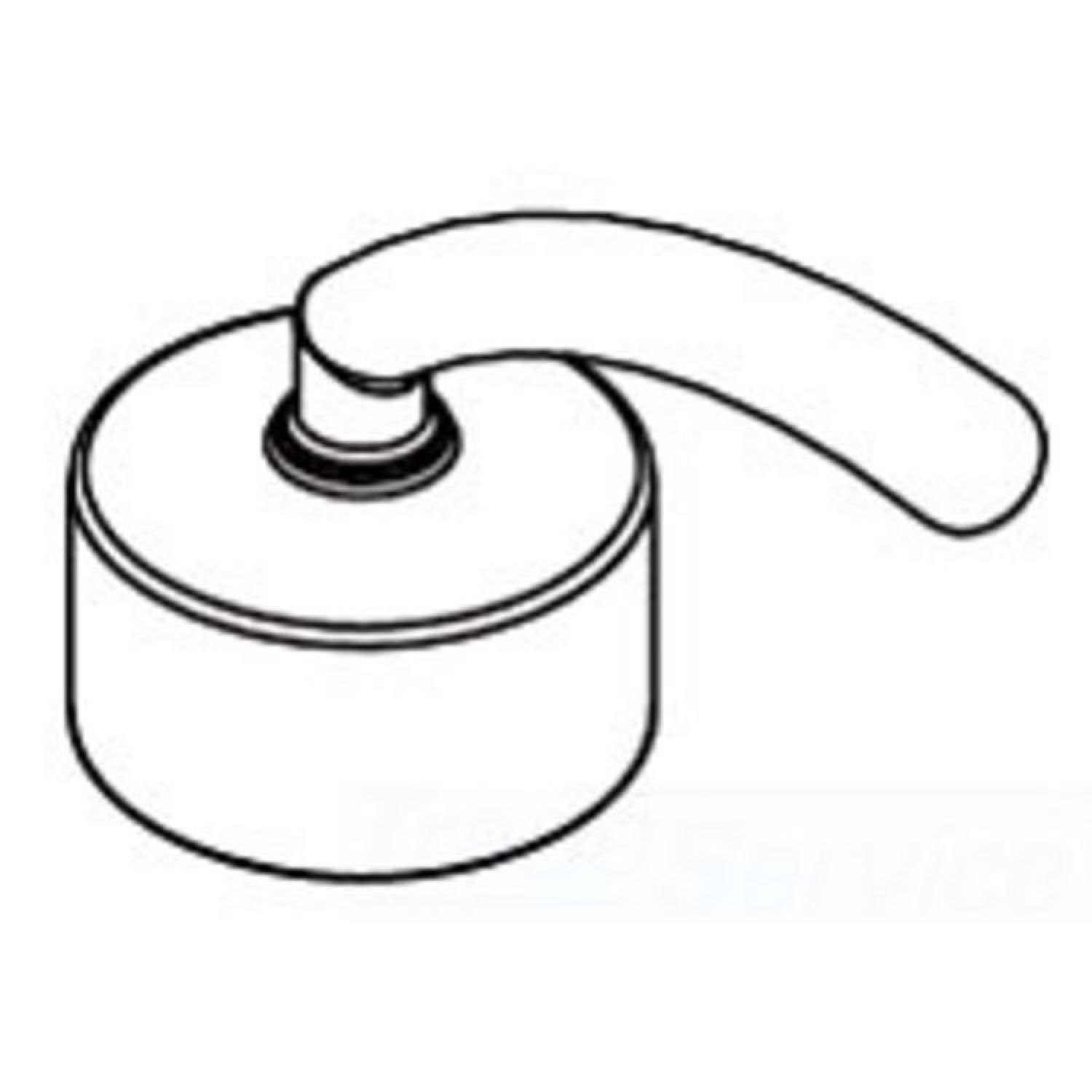 Moen 146192 MOEN 146192 PART HANDLE KIT CHR CHROME