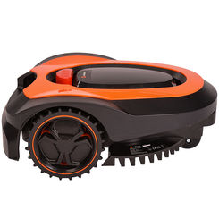 MowRo Robot Lawn Mower w Install Kit 9.5 Cutting Width 28V 4.0Ah Battery RM24 EXT