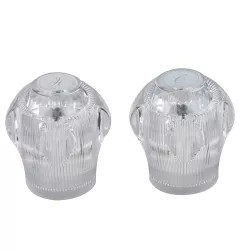 Click here to see Peerless RP70264 Peerless RP70264 Two Part Clear Knob Chrome Handle Kit