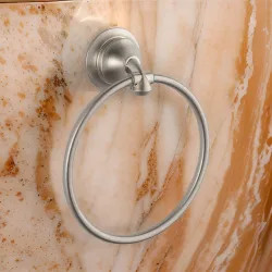Click here to see Delta 79446-SS Delta Linden Towel Ring, Stainless - 79446-SS