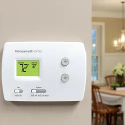 Click here to see Honeywell TH3110D1008 Resideo PRO 3000 Non-Programmable Digital Thermostat - TH3110D1008