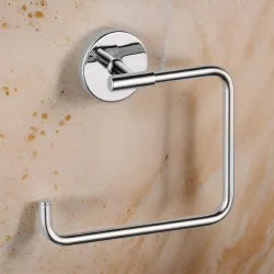 Click here to see Delta 759460 Delta Trinsic 6in Chrome Towel Ring with Mounting Hardware - 759460
