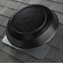 Click here to see Broan 356BK Broan-NuTone 1600 CFM Powered 40 X 40 foot Ventilator Fan for Attic and Garage, Black Dome - 356BK