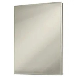 Click here to see Jensen 530924 Jensen Simplicity Basic White 21-1/2in x 27-1/2in Recess Mount Medicine Cabinet with Beveled-Edge Mirror - 530924 