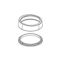Click here to see Delta RP72799 Delta RP72799 Chrome Base Ring and Gasket Set - Replacement Part