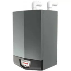 Click here to see Lochinvar WBN211 Lochinvar Knight Stainless Steel Natural Gas Boiler, 211000 BTU, Wall-Mount, 1/2in Gas Connection, 1in Water Connection, 3in Air inlet, 3in Vent, SMART SYSTEM Digital Operating Control, Freeze Protection, Dual Level Password Security, Night Setback - WBN211