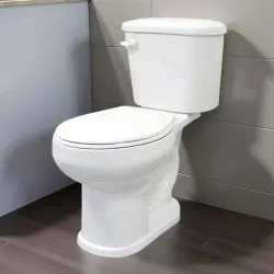Click here to see Bemis 200SLOWT-000 Bemis Affinity Round Toilet Seat with Cover, WhisperClose, STA-TITE, Plastic, White - 200SLOWT-000