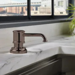 Click here to see Brizo RP75675RB Brizo Artesso Soap/Lotion Dispenser, 13-ounce, Venetian Bronze - RP75675RB