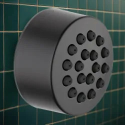 Click here to see Brizo SH84103-BL Brizo Essential Shower Series HydraChoice Spray Head with Full Spray, Matte Black - SH84103-BL